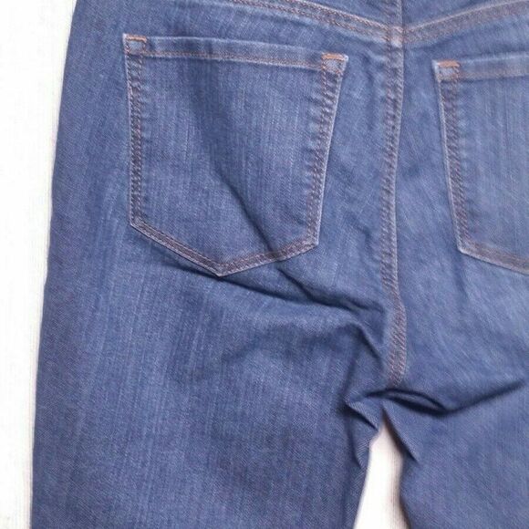 LOFT Size 4 Original Straight Cuffed Jeans - Picture 9 of 12